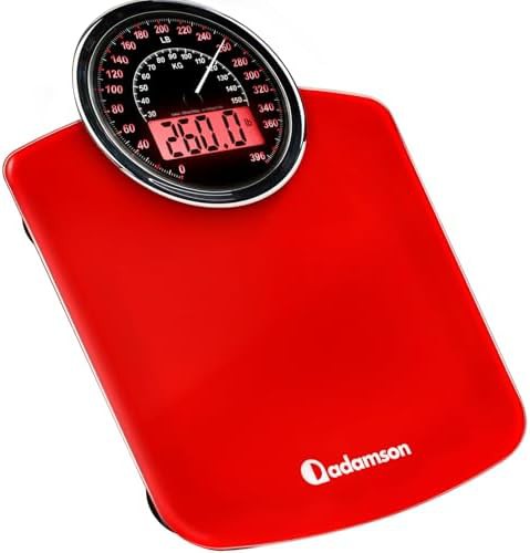 Traditional hybrid dial bathroom scale