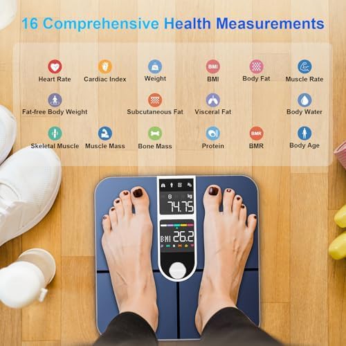 Silver dual display heart rate scale — photo 3