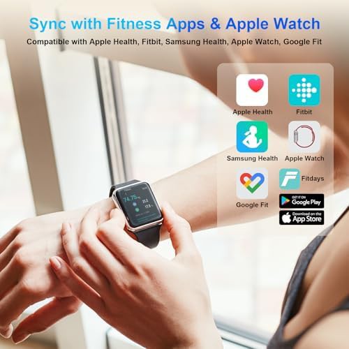 Silver dual display heart rate scale — photo 4