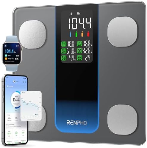 Smart scale with seven in one display