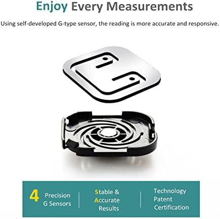 Grey digital weighing scale for bathroom — photo 5