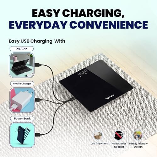 Rechargeable digital bathroom scale — photo 3