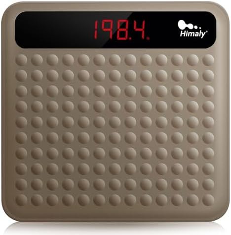 Himaly brown non slip digital body scale