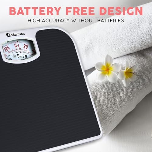 Black compact analog 300lb scale — photo 5