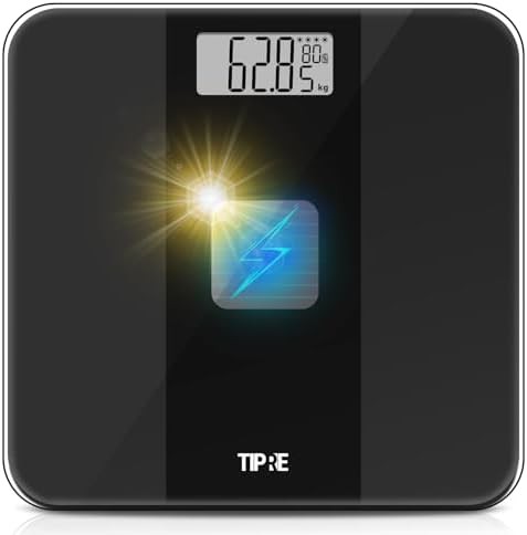 Solar powered digital bathroom weight scale