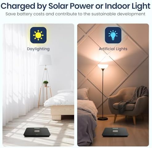 Solar powered digital bathroom weight scale — photo 3