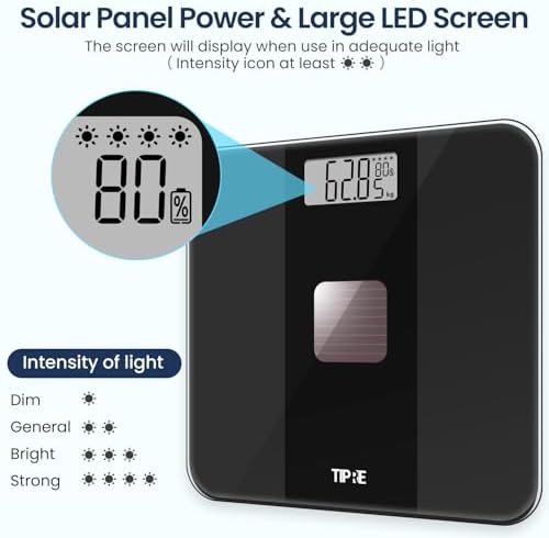 Solar powered digital bathroom weight scale — photo 4