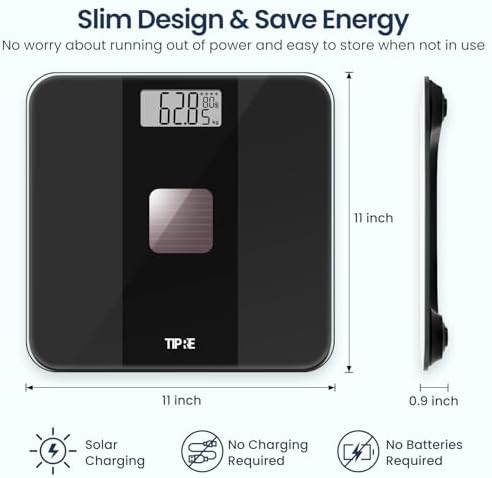 Solar powered digital bathroom weight scale — photo 5