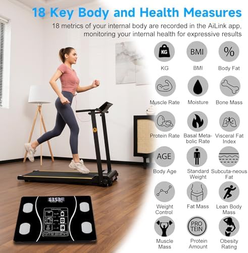 Black intelligent body fat and BMI scale — photo 3