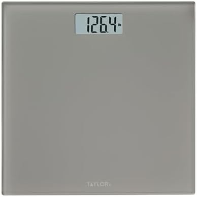 Mid gray tempered glass digital scale