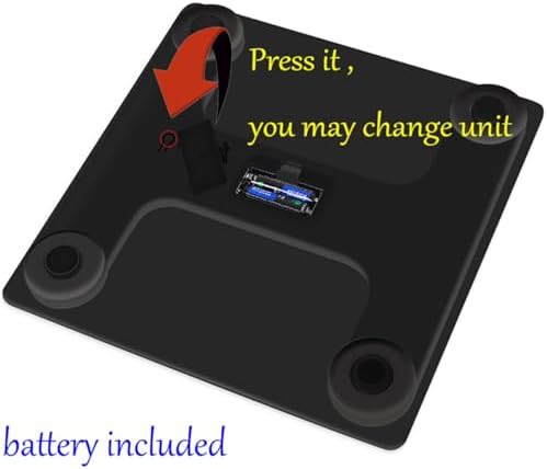 Black digital scale for body weight — photo 4