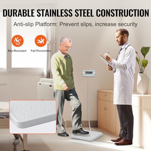 Professional medical scale with 440 lb capacity — photo 4