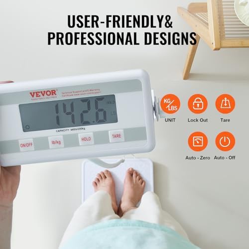 Professional medical scale with 440 lb capacity — photo 5