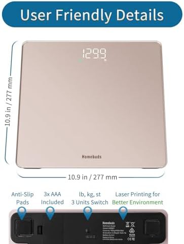 Digital Rose Gold Scale with LED Display — photo 5