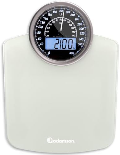 Dual display hybrid weight scale