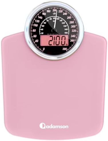 Pink hybrid backlit digital scale