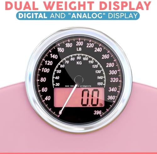 Pink hybrid backlit digital scale — photo 3