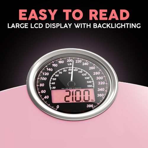 Pink hybrid backlit digital scale — photo 4