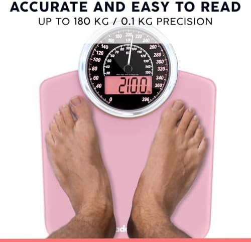 Pink hybrid backlit digital scale — photo 5