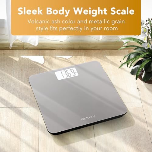 Grey tempered glass scale with backlit LCD — photo 3