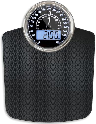 Digital backlit hybrid weight monitor