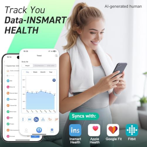 INSMART Bluetooth body fat scale — photo 3
