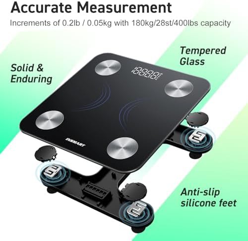 INSMART Bluetooth body fat scale — photo 4