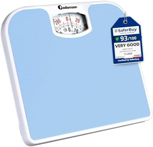 Light blue mechanical body scale