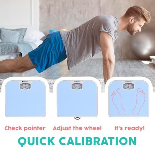 Light blue mechanical body scale — photo 3