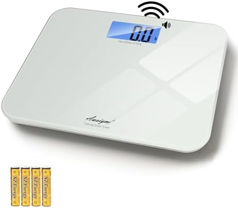 High capacity talking scale for seniors