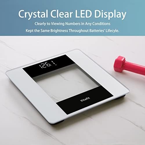 Silver digital scale with white LED — photo 4