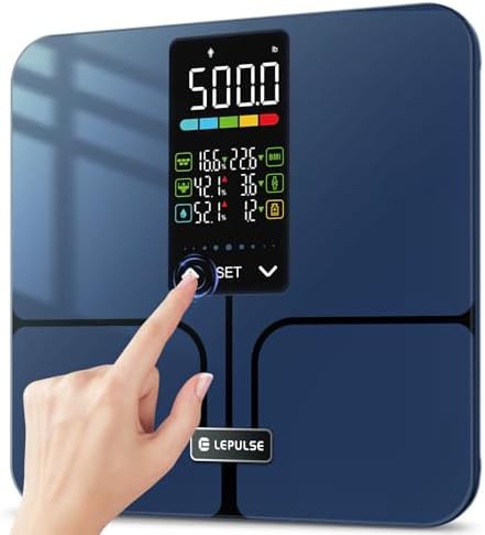 Heavy capacity bathroom scale without app requirement