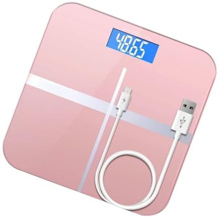 Rechargeable smart scale with large display