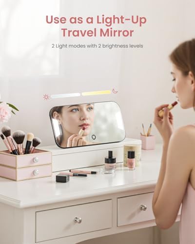 Compact travel scale with integrated mirror — photo 4