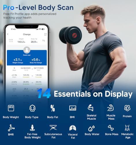 GE smart scale for muscle mass and BMI — photo 3