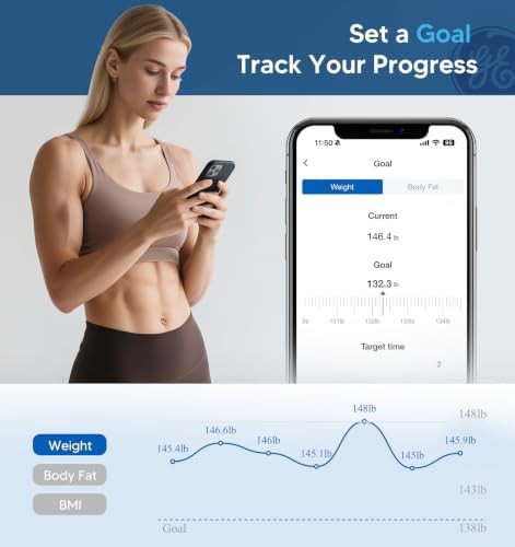 GE smart scale for muscle mass and BMI — photo 5