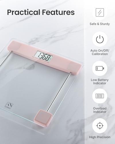 Pink digital scale and smart tape measure — photo 3