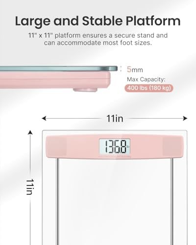 Pink digital scale and smart tape measure — photo 4