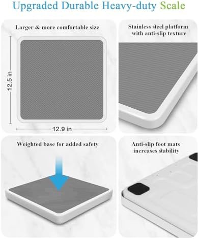 Heavy duty medical floor scale — photo 4