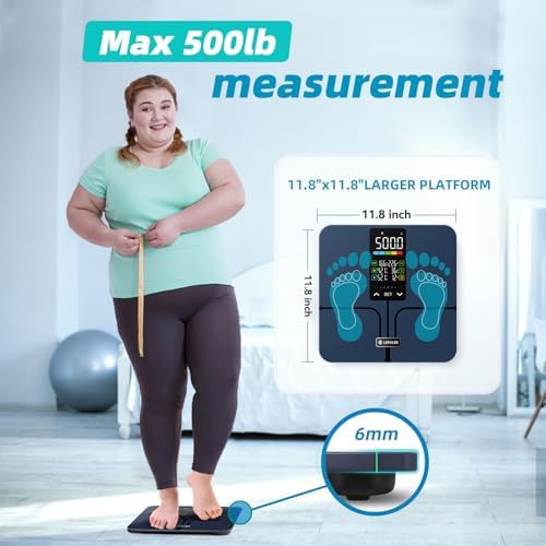 Large display digital weight and BMI scale — photo 4
