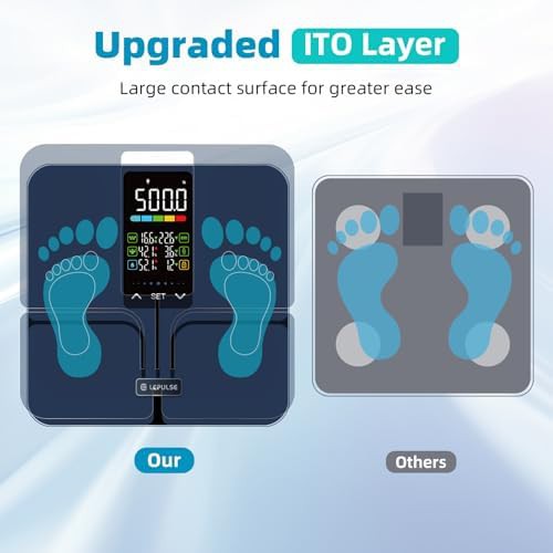 Large display digital weight and BMI scale — photo 5