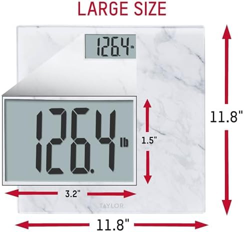 Black marble glass platform body scale — photo 3