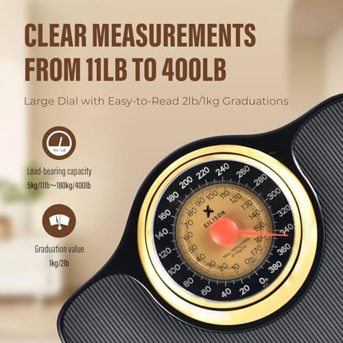 Mechanical analog scale with large dial — photo 3