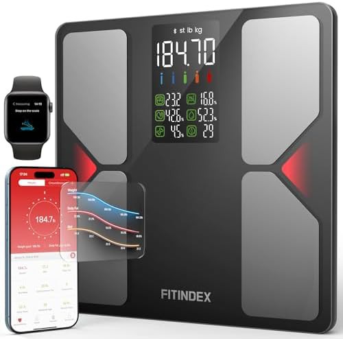 Extra wide smart scale 500 lb capacity
