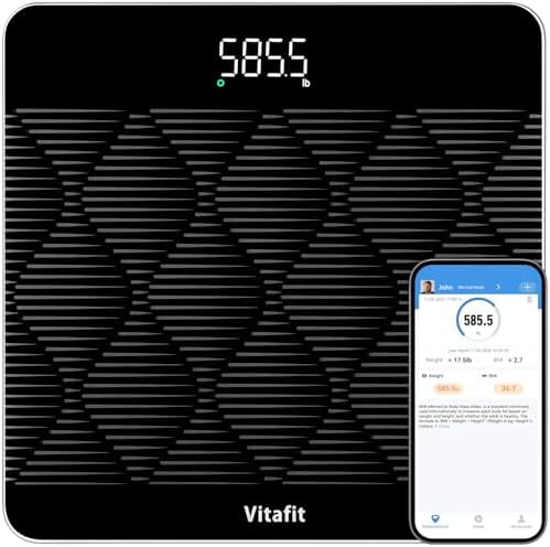 Smart Black Glass Scale with High Capacity
