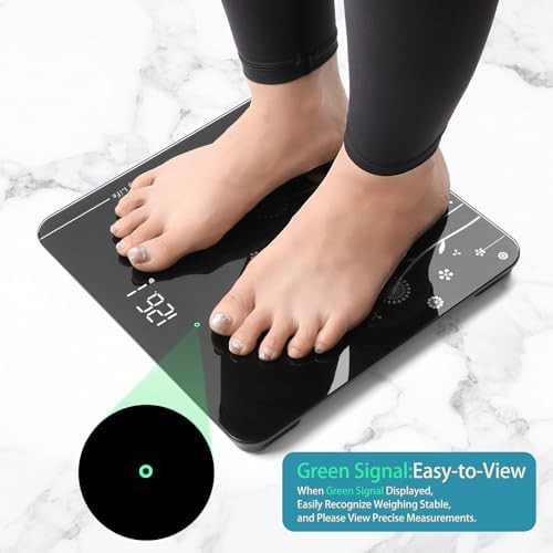 Black digital scale with white LED — photo 4