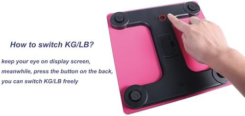 Pink digital scale for body weight — photo 4