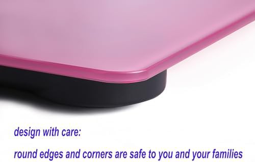Pink digital scale for body weight — photo 5