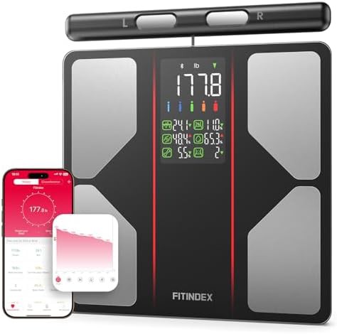 Smart body composition scale with handle