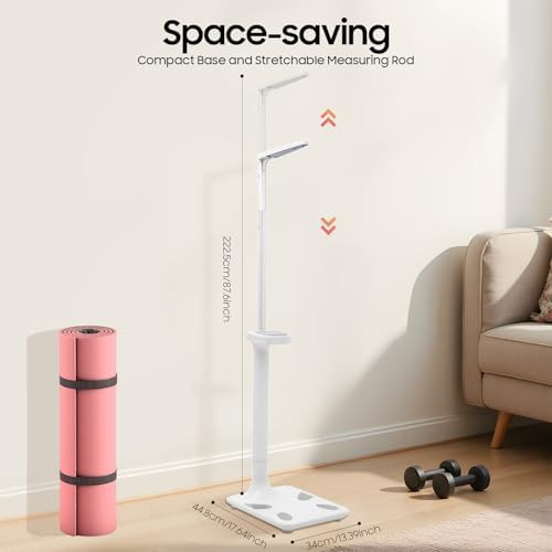 Ultrasonic physician scale with height rod — photo 4